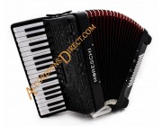 Moreschi 34 key 72 bass 3 voice compact accordion.  Midi expansion option.